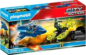 playmobil City Action Polizei-Jet: Drohnen-Verfolgung