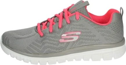 Skechers Graceful Get Connected grau/rot (Damen)