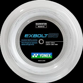 Yonex Exbolt 63 Badmintonsaite weiß 200m