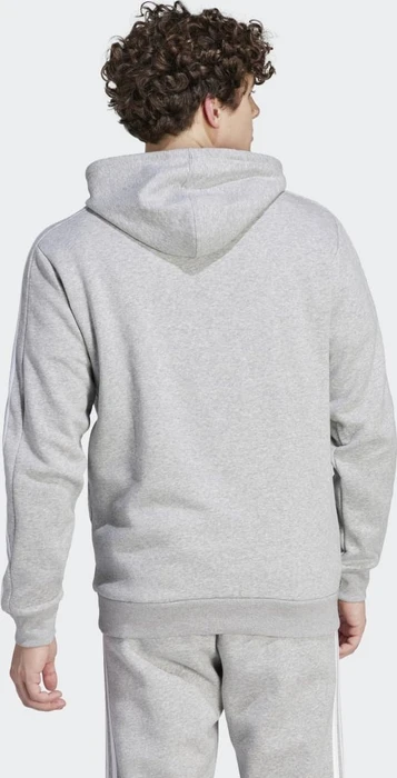 adidas Essentials 3-Streifen Hoodie medium grey heather (Herren)