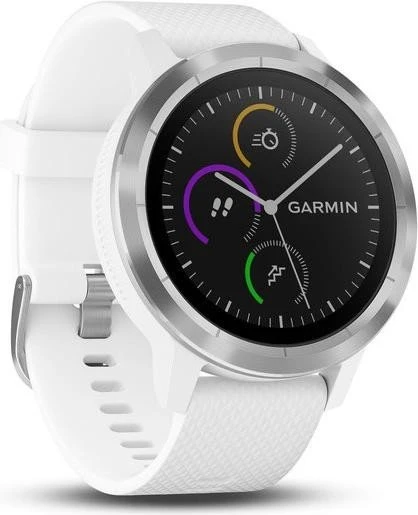 Garmin vivoactive 3 weiß/edelstahl