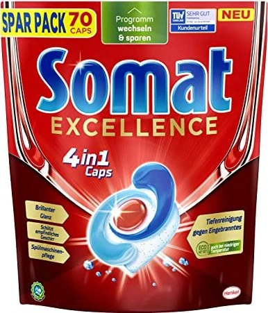 Somat Excellence 4in1 Geschirrspültabs, 70 Stück