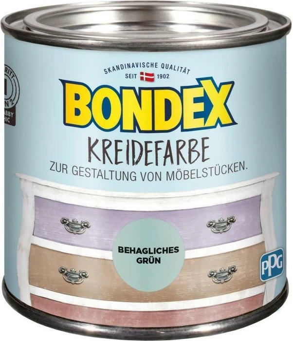 Bondex Kreidefarbe innen behagliches grün, 500ml