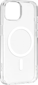 Puro Lite Mag Cover für Apple iPhone 15 transparent