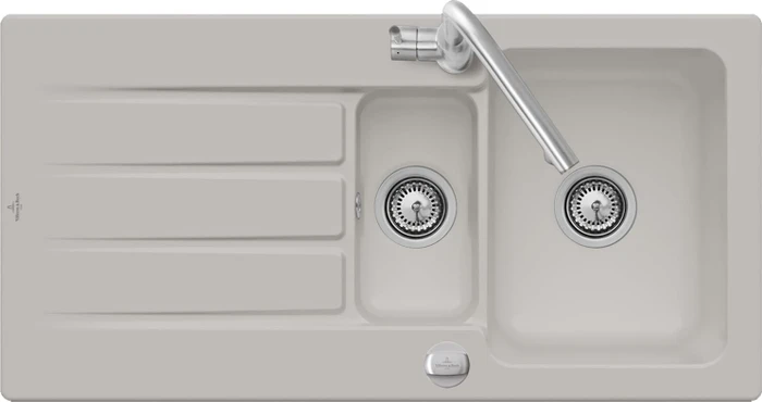 Villeroy & Boch Architectura 60 XR Einbau Becken reversibel mit Ablauffernbedienung steam