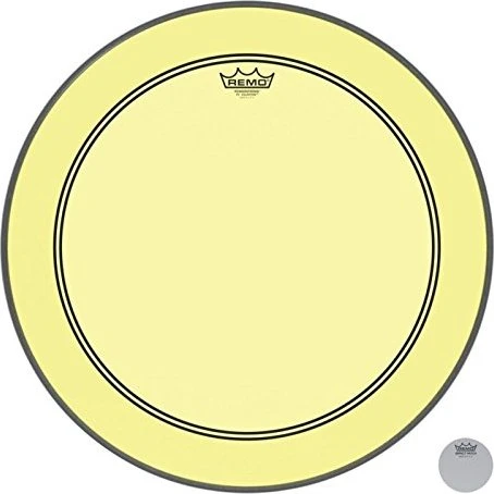 Remo Powerstroke P3 Colortone Yellow Bass Batter 20"