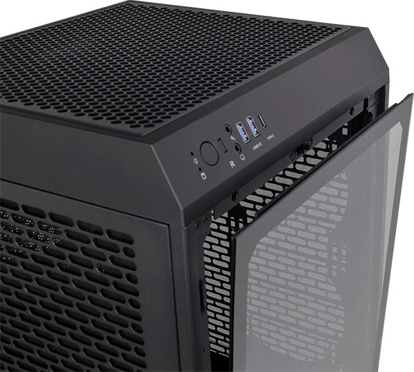 Thermaltake The Tower 200, schwarz, Glasfenster, Mini-ITX