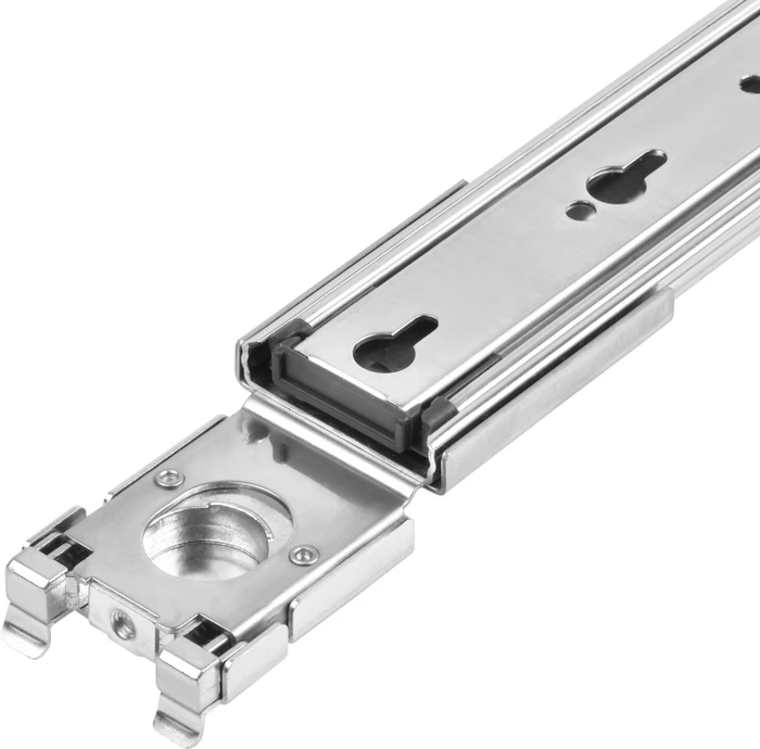 SilverStone RMS08-20, Rackmountschienen, silber, 25mm, 1HE