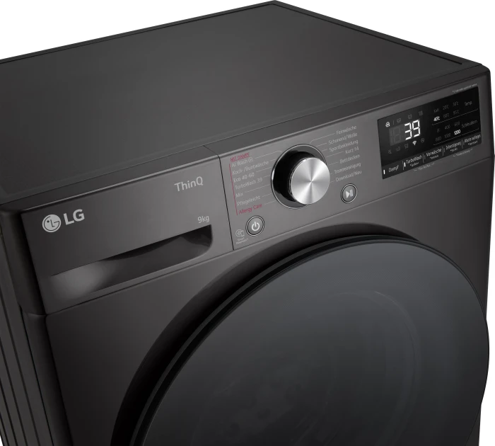 LG F2V7SLIM9B Frontlader schwarz