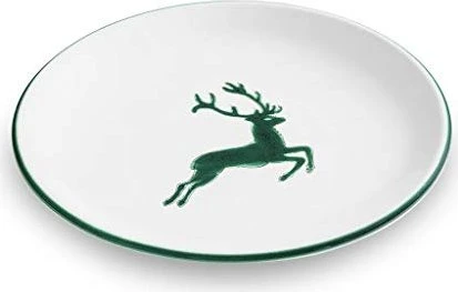 Gmundner Keramik Grüner Hirsch Dessertteller 20cm