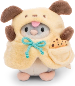 Nici MyMochi Kuscheltier Hamster Shai mit Keks und Hundekostüm in Geschenkbox 8cm