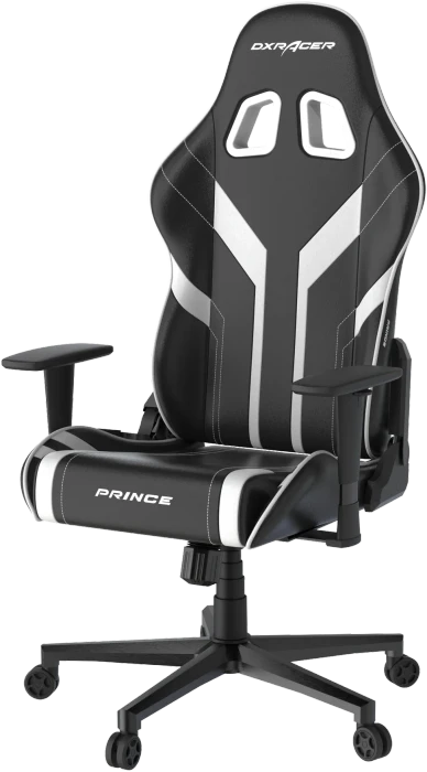 DXRacer Prince Series PM88 Gamingstuhl, schwarz/weiß