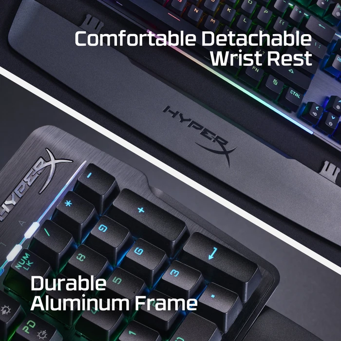 HP HyperX Alloy MKW100, LEDs RGB, TTC RED, USB, US