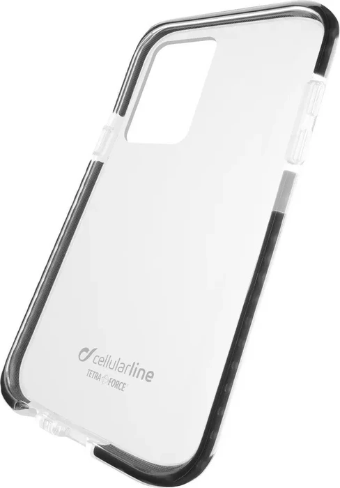 Cellularline Tetra Force Strong Twist für Samsung Galaxy A41 transparent/schwarz