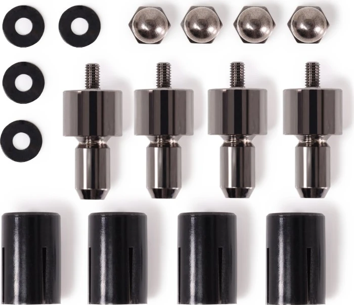 Alphacool Core Push Mounting 25mm M3/M4/UNC 6-32, 4er-Pack