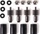 Alphacool Core Push Mounting 25mm M3/M4/UNC 6-32, 4er-Pack (15725)