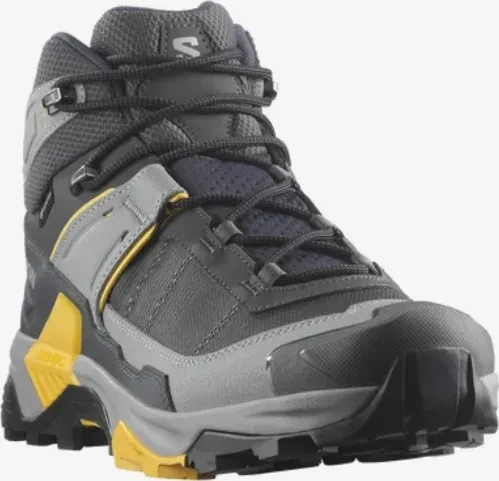 Salomon X Ultra 5 Mid GTX asphalt/monument/spicy mustard (Herren)