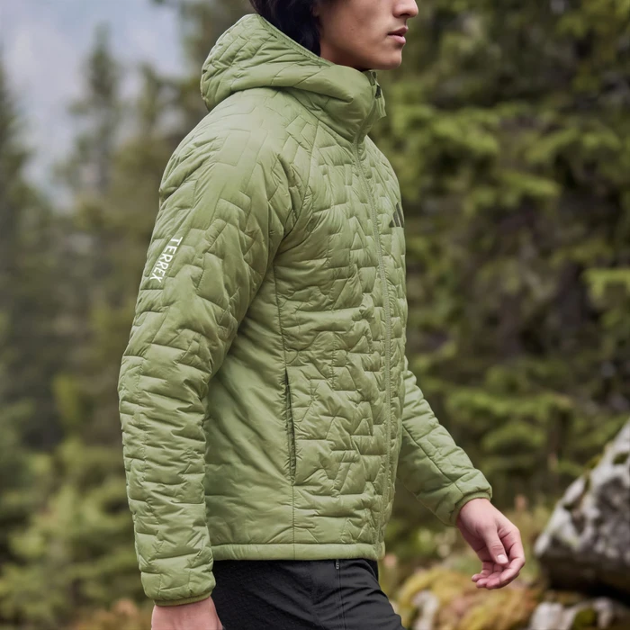 adidas Terrex Xperior PrimaLoft Loose Fill Hooded Isolation Funktionsjacke tent green (Herren)