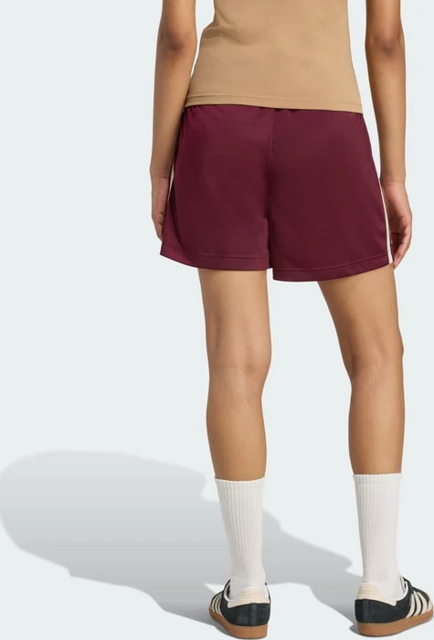 adidas Firebird Shorts maroon/cream white (Damen)