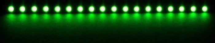 Nanoxia Rigid LED, grün beleuchtet, 20cm