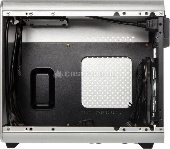 Raijintek Metis Plus, silber, Acrylfenster, Mini-ITX