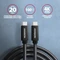 Axagon USB-C Kabel, USB 3.2 Gen2x2, 20Gb/s, 4K60Hz, 100W PD, USB-C [Stecker] auf USB-C [Stecker], 2m Vorschaubild