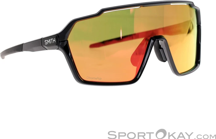 Smith Shift XL MAG schwarz/chromapop red mirror