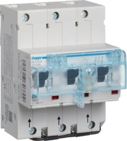 Hager SLS-Schalter 3 polig E-Charakteristik 35A für Hutschienenmontage US