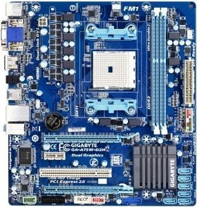 GIGABYTE GA-A75M-D2H (AMD FM1)