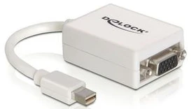 DeLOCK Mini DisplayPort/VGA Adapterkabel weiß (65130)