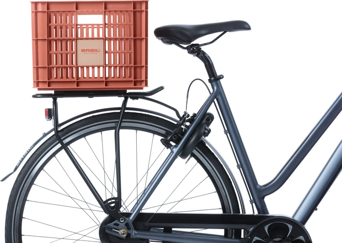 Basil Crate M Fahrradkorb terra red