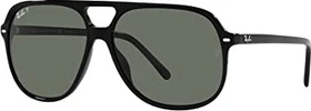 Ray-Ban RB2198 Bill 60mm gloss black/g15 green