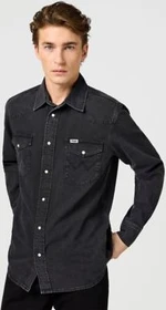 Wrangler Regular Western Hemd langarm rinse black (Herren)