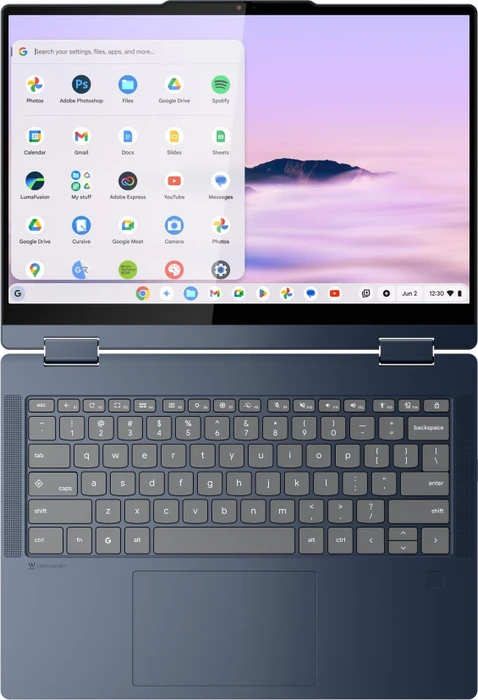 Lenovo Chrome 2in1 14ITN10 (Chromebook Plus 2-in-1 G10), Cosmic Blue, Core 3 N355, 8GB RAM, 256GB Flash, DE