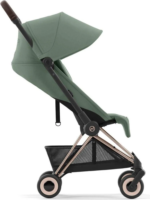 Cybex Coya Rosegold Frame leaf green