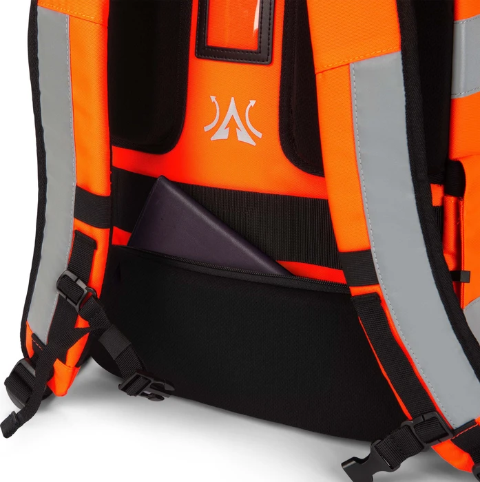 Dicota Hi-Vis 25 Liter, Notebook Rucksack, orange, V2