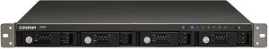 QNAP Turbo Station TS-412U 4TB, 256MB RAM, 2x RJ-45 1000Base-T, 4x USB 2.0, 1HE