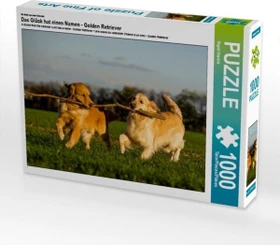 Calvendo Ein Motiv aus dem Kalender Das Glück hat einen Namen - Golden Retriever
