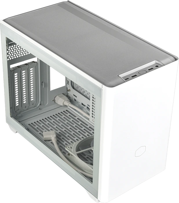 Cooler Master MasterBox NR200P [V2], weiß, Glasfenster, Mini-ITX
