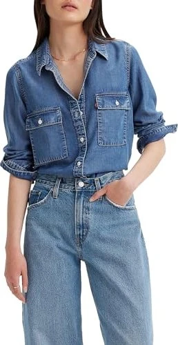 Levi's Doreen Lightweight Utility Hemd langarm in patches 2 (Damen)