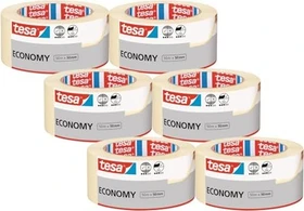 tesa Malerband Economy beige, Klebeband, 50mm/50m, 6 Stück