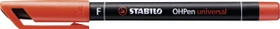 STABILO OHPen universal permanent F rot, 10er-Pack