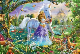 Schmidt Spiele Prinzessin mit Einhorn und Schloss