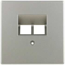 REV Ritter Futura Abdeckung für RJ45 Netzwerkdose, platin