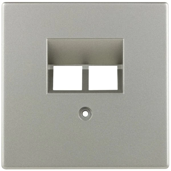REV Ritter Futura Abdeckung für RJ45 Netzwerkdose, platin