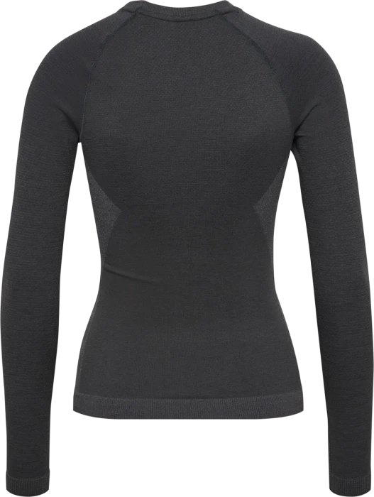 hummel CEA Seamless Tight Funktionsshirt langarm ebony (Damen)