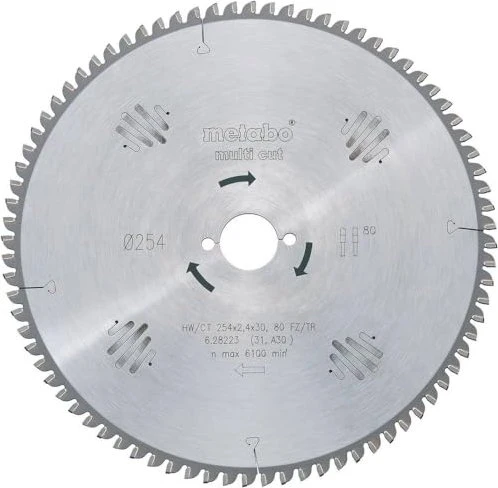 Metabo Multi Cut Kreissägeblatt 96Z, 315x2x30mm, 1 Stück
