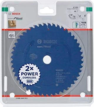 Bosch Professional Expert for Wood Kreissägeblatt 48Z, 184x1x20mm, 1 Stück