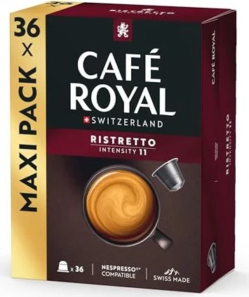 Café Royal Ristretto XL Nespresso Kaffeekapseln, 36 Stück