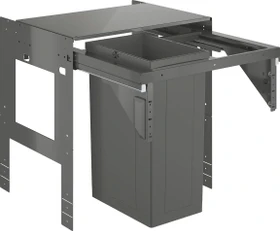 GROHE Mülltrennsystem GROHE Blue 40855 30cm Zweifach, 2 X 15 Liter Grau